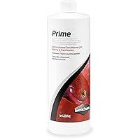 Seachem 437 Prime Fresh and Saltwater Conditioner - Chemical Remover and Detoxifier 1L