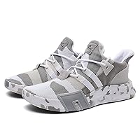 Men's Outdoor Casual Shoes, Men's Sports Shoes, air Cushion Running Shoes, Men's Light Sports Shoes, Breathable White