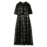 Cellford CWFO242301 Women's Lace Dress with Docking Design