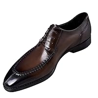 Men's Oxfords Leather Formal Dress Derby Shoes Fashion Casual Wedding Business Tuxedo Shoes for Men