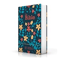 Bible Segond 21 compacte: couverture rigide, toilée matelassée, motif fleuri