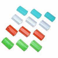 BinaryABC Plastic Flea Lice Combs, Double Sided Comb,Fine Tooth Head Lice Flea Hair Combs for Styling Tools 12pcs