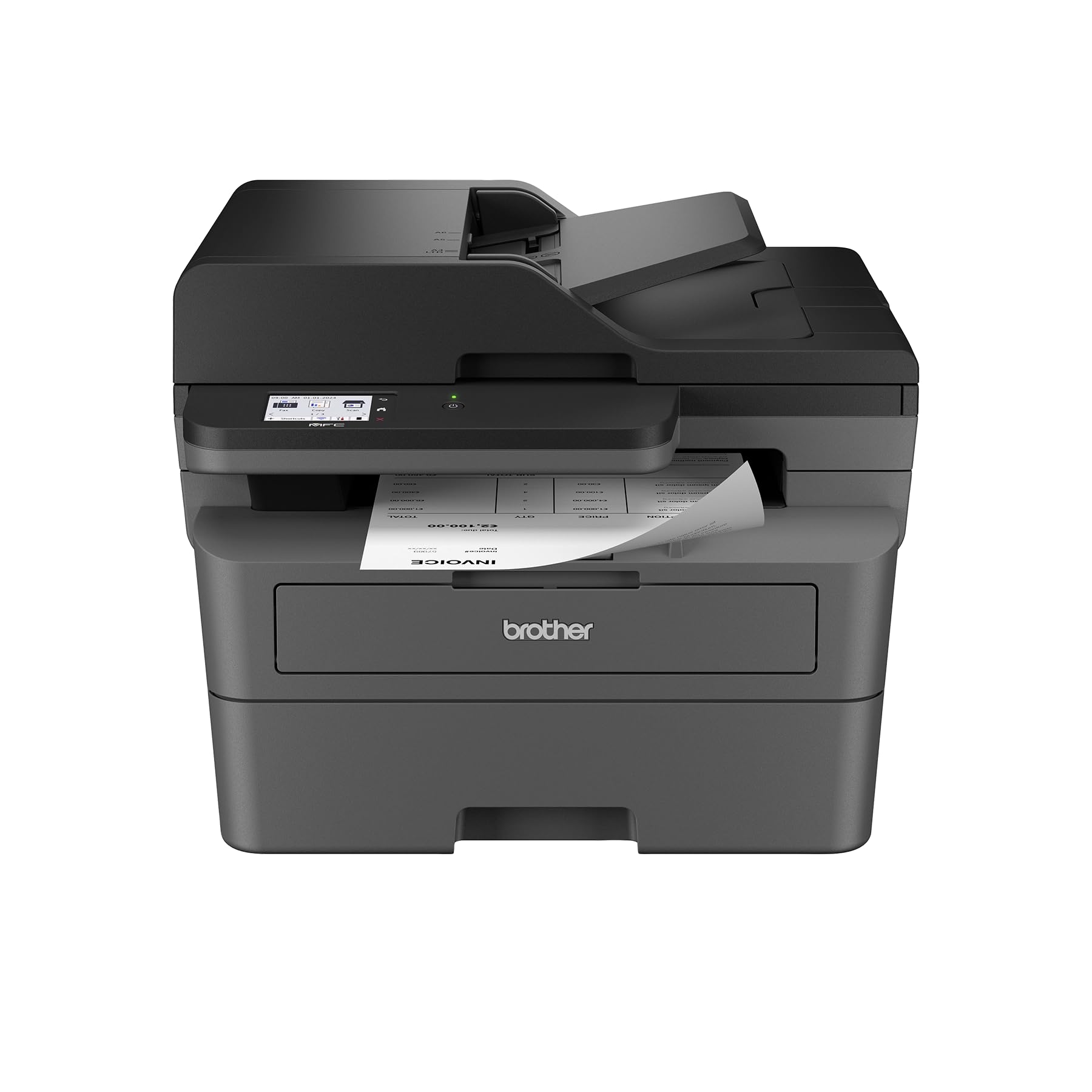 Brother MFC-L2820DW XL Wireless Compact Monochrome All-in-One Laser Printer with Copy, Scan and Fax, Duplex, Black & White | Up to 4,200 Pages of Toner Included(1), Amazon Dash Replenishment Ready