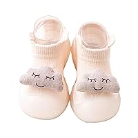 Baby Sock Shoes Toddler Soft Sole Anti-Slip Floorwear Children 3D Toy Cartoon Indoor Slippers Knitted Cozy Comfy Toddle Shoes