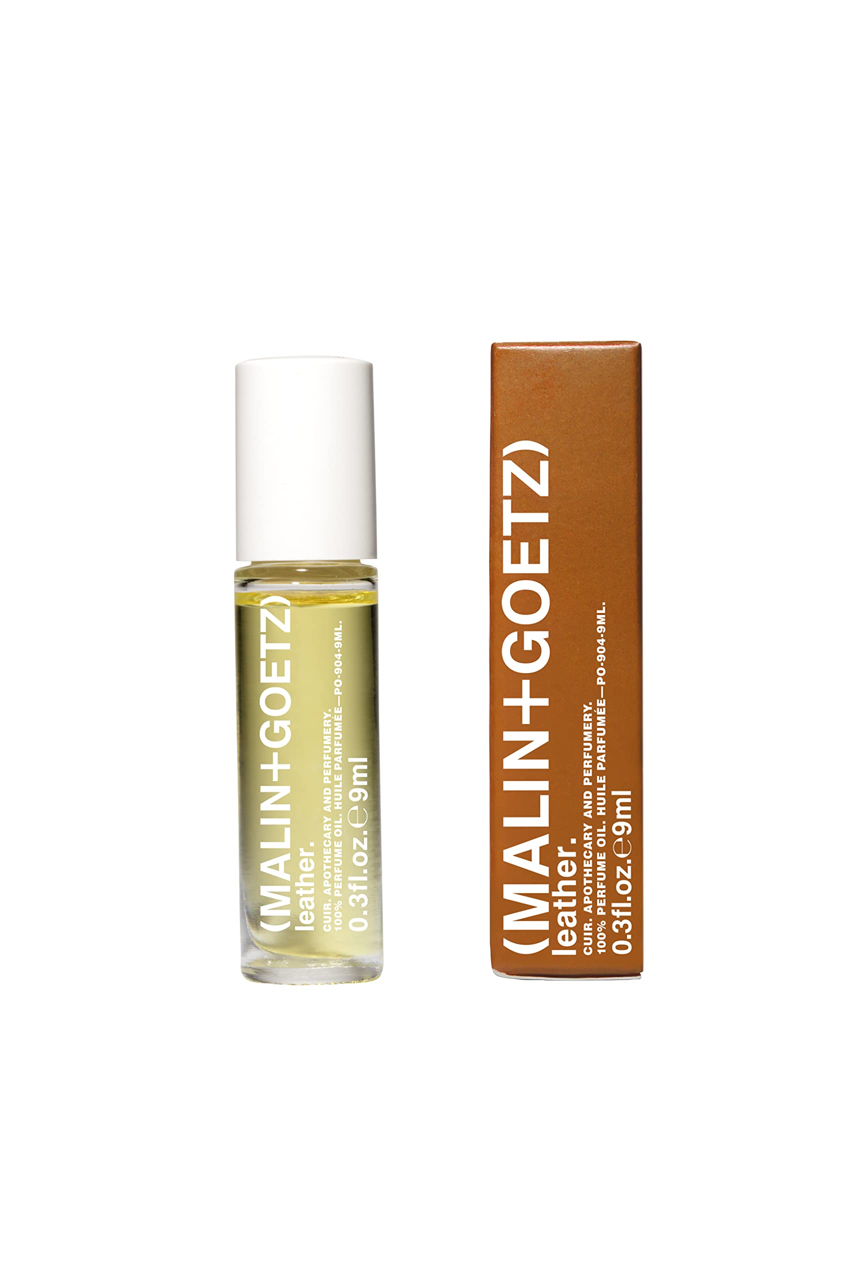 Malin + Goetz Leather Perfume Oil, for Men & Women, Dark & Spicy, Modern Scents, Vegan & Cruelty-Free