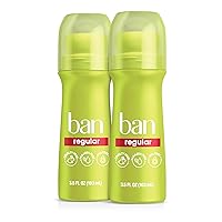 Regular Scent 24-hour Invisible Antiperspirant, Roll-on Deodorant for Women and Men, Underarm Wetness Protection, with Odor-fighting Ingredients, 3.5 oz, 2-pack