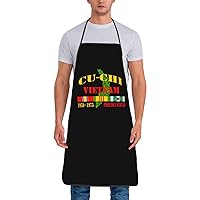 Vietnam Veteran Cu-Chi Cooking Apron Kitchen Baking Gardening Haircut Apron Funny Bib Aprons For Women Men Chef