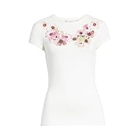 Ted Baker Ivory Neopolitan Fitted Tee