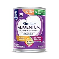 Alimentum with 2’-FL HMO Hypoallergenic Infant Formula, for Food Allergies and Colic,* Suitable for Lactose Sensitivity, Ready-to-Feed Baby Formula, 8-fl-oz can, Pack of 24