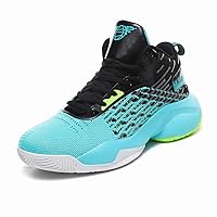 Men's Women's Velcro Breathable Basketball Shoes Students Sports Causal Outdoor Non-Slip Sneakers for Couple