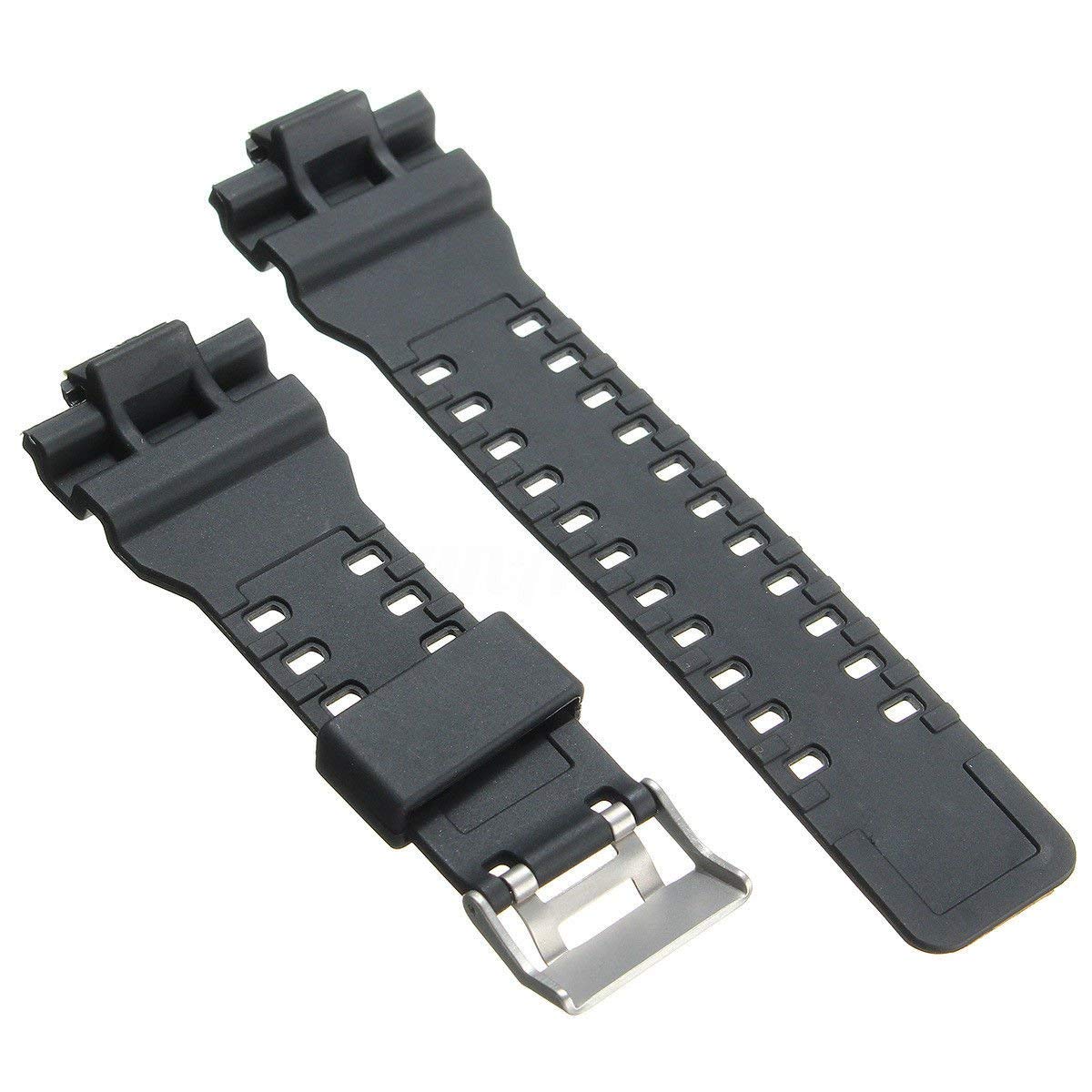 16mm Replacement Watch Band Strap fits G-Shock GA120 GA100 GA-100 G8900 GA300 GD120 GA-100 GA-110 GA-100 Resin Rubber