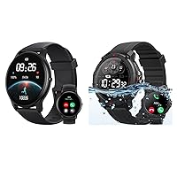 Parsonver Smart Watch((Answer/Make Calls), PS01B Bundle with PSSW1B