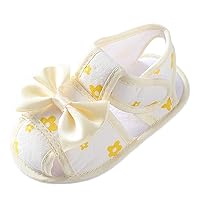 Infant Girl Clothes Infant Summer Soft Solid Baby Anti Slip Bow Girls Shoes Crib Baby Shoes Baby Boy Shoes 3-6 Months
