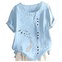 Womens White Tops Dressy Casual Plus Size Sparkly Tops Short Sleeve V Neck Tops for Women Crewneck Blouse Women