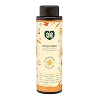 ecoLove - Natural Conditioner for Dry, Damaged Hair and Color Treated Hair - No SLS or Parabens - With Natural Carrot and Pumpkin Extract - Vegan and Cruelty-Free, 17.6 oz