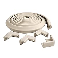 Prince Lionheart Table Edge Guard with 4 Corners, Grey/Beige