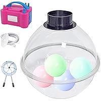 Balloon Stuffing Machine with Electric Balloon Pump and Balloon Expander DIY Balloon Filling Machine Kit for Balloon Rose Bouquet Wedding Party Gift
