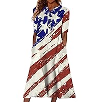 4th of July Outfits for Women American Flag Dress for Women Dress American Flag Clothes Womens