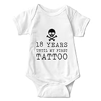 New Baby Born Baby Boys Girls 18 Years Until My First Tattoo Oneises Baby Clothes Lots Unisex 3 Months