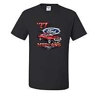 1977 Ford Mustang '77 Mustang Ford Mustang Licensed Official Mens T-Shirts