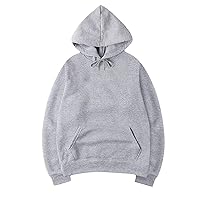 Mens Fleece Sweatshirt Street Man Loose Blank Fleece Sweater Large Long Sleeve Hoodie Vintage Clothes