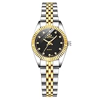 NN BEN NEVIS Armbanduhr, Uhren für Frauen mit Edelstahlarmband, Quarz, analoge Armbanduhr, wasserdicht, leuchtend, Luxus-Zifferblatt, Damenuhr, Geschenke für Frauen