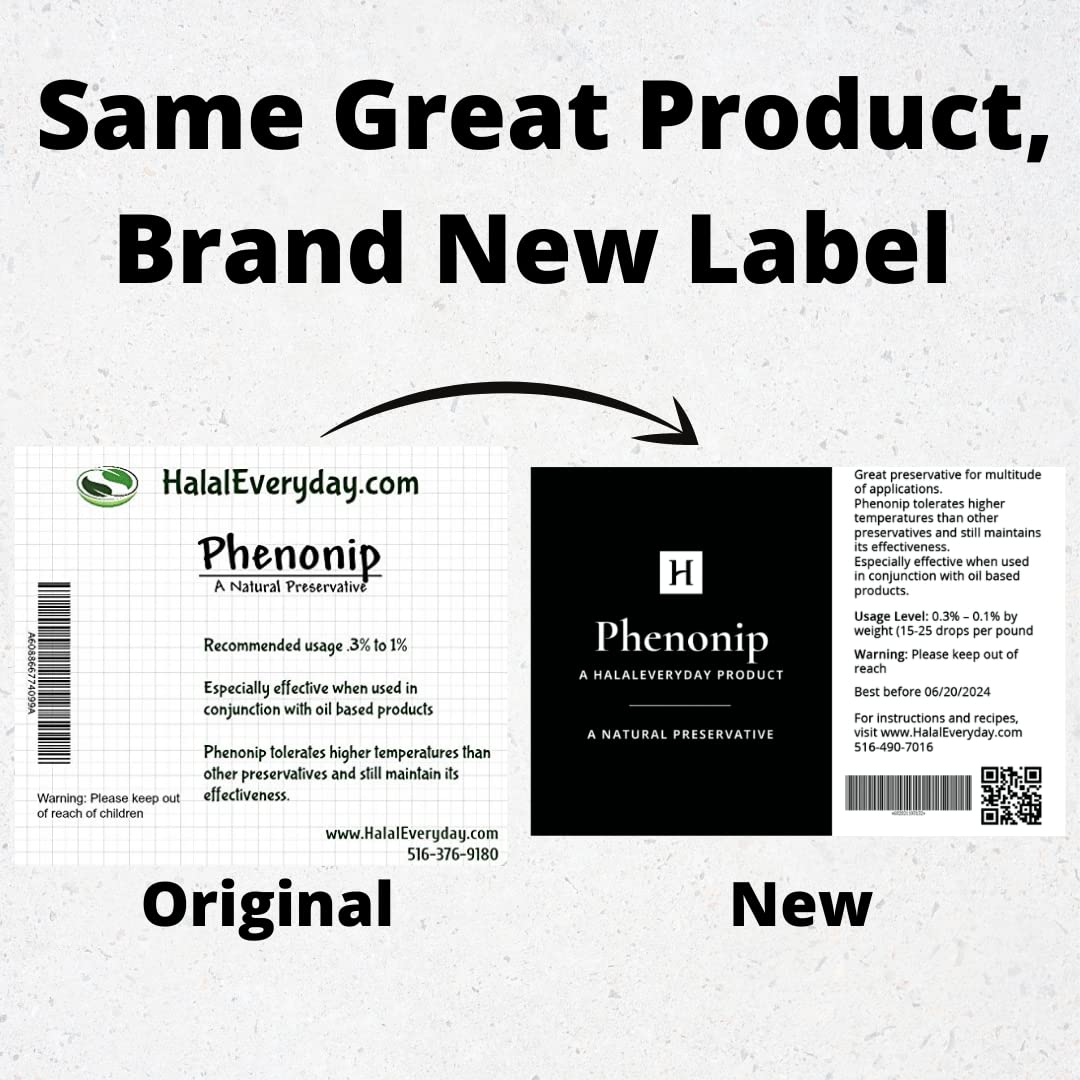 Phenonip - Preservative Used for Lotion, Cream, Lip Balm or Body Butter 2 Oz - Enough preservative to support approximately 12 lbs. of product