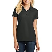 Women’s Polo Shirts Short Sleeve Polo T Shirts – Pique Polo Shirts for Women T-Shirts 4-Button Polo Tee
