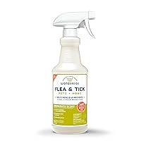 Natural Flea, Tick & Mosquito Spray for Pets & Home with Essential Oils - 16 oz
