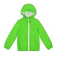 SNOW DREAMS Boys Waterproof Rain Jacket Windbreaker Lightweight Coat Kids Raincoat Outerwear