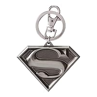 DC Superman Logo Pewter Keyring, 2''