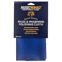 MusicNomad Brass & Woodwind Premium Microfiber Polishing Cloth (MN730)