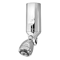Pelican Water PSF-1 3-Stage Premium Shower Filter with Shower Head, White