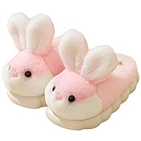 Women slippers Cute animal bunny slippers Soft cosy furry house slippers Warm men winter indoor cotton slippers