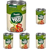 Campbell's Well Yes Hearty Lentil Soup With Vegetables, Vegetarian Soup, 16.3 Oz Can (Pack of 5)