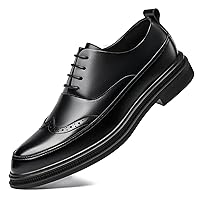 Men's Shoes Classic Black Business Dress Shoes Comfortable Formal Wedding Shoes Anti-Slip Work Oxford Shoes