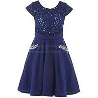 Girl Flower Girl Dress Spring Party Formal Casual Sequin Stylish