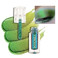 VERONNI Chameleon Eyeshadow,3Colors Liquid Metallic Eyeshadows Color Shifting, Holographic Glitter Multichrome Eye Shadow High Pigmented, Long Lasting and Smudge Proof (#03)