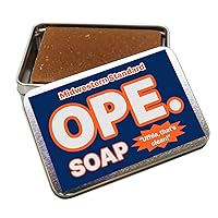 Gears Out Ope Soap Bar in Gift Tin Set Gag Gift Midwestern Life Coffee Scented Soap for Adults Hands Body Stocking Stuffers for Men Unisex White Elephant Ideas