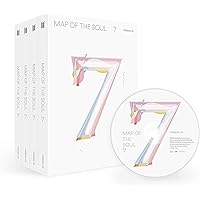 BTS MAP OF THE SOUL : 7 - [ver.3] CD,Photobook, Folded Poster, Others with Extra Decorative Sticker Set, Photocard Set