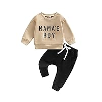 BeQeuewll Baby Boy St Patricks Day Outfit Long Sleeve Lucky Charm Sweatshirt Jogger Pants 2Pcs Set Boys Baby Toddler Outfits