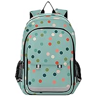 ALAZA Colorful Polka Dot Casual Daypacks Outdoor Backpack