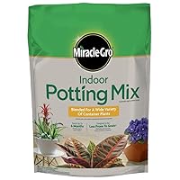 Miracle-Gro Indoor Potting Mix 6 qt., Grows beautiful Houseplants