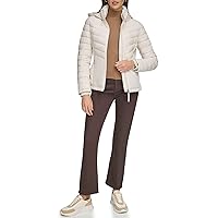 Calvin Klein Women's Light-Weight Hooded Puffer Jacket