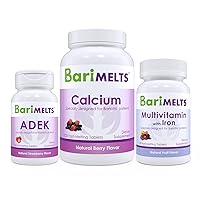 Post-Bariatric Surgery Success Bundle - Multivitamin with Iron, Calcium Citrate, and ADEK
