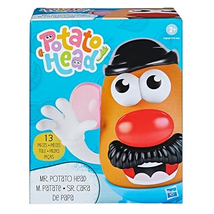 Potato Head Mr. Potato Head Classic Toy For Kids Ages 2 and Up, Includes 13 Parts and Pieces to Create Funny Faces