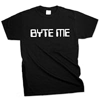 Byte ME! T-Shirt Funny! (Large, Black)