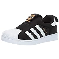 adidas Originals baby boys Superstar 360 Sneaker, Black/White/Gold Metallic, 8.5 Toddler US