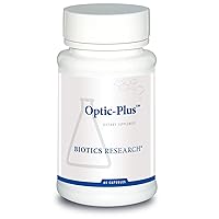 Optic Plus Eye Vitamin & Mineral Support Supplement with Lutein and Zeaxanthin, Healthy Retinal Tissue and Vision 60 Capsules