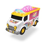 DICKIE TOYS - 12 Inch Ice Cream Van, White/Yellow
